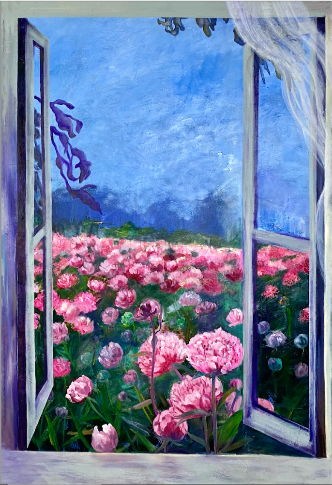 The right panel of the painting Where Longed to Be